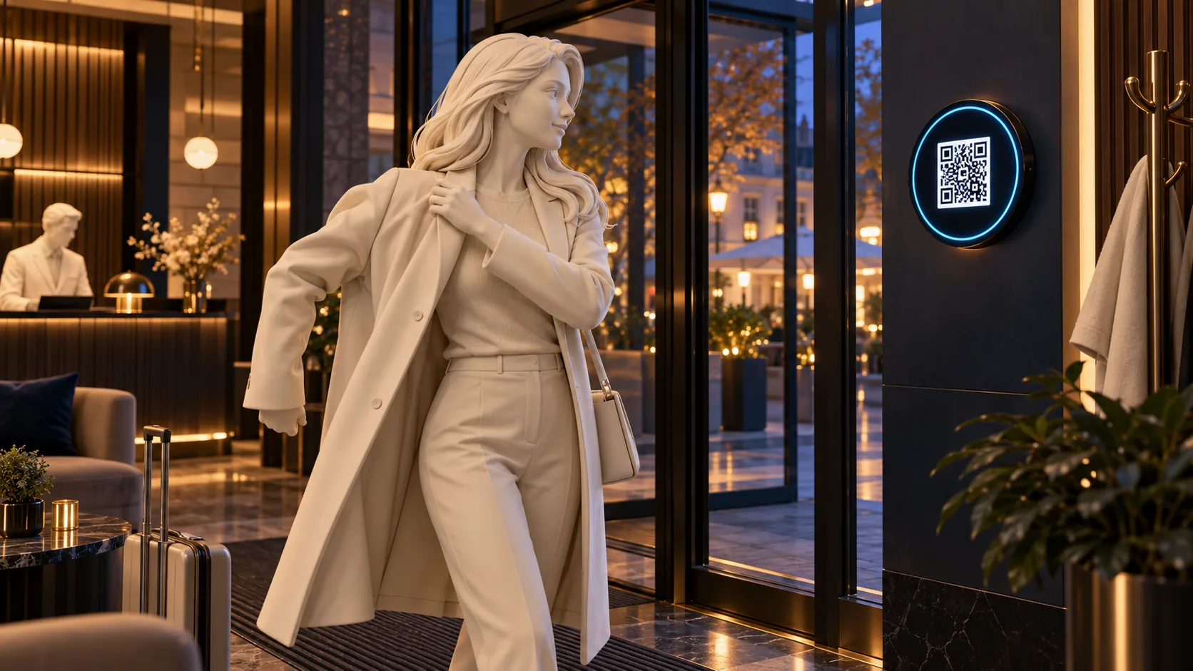 Hotel-Lobby: Die Route zum Mitnehmen