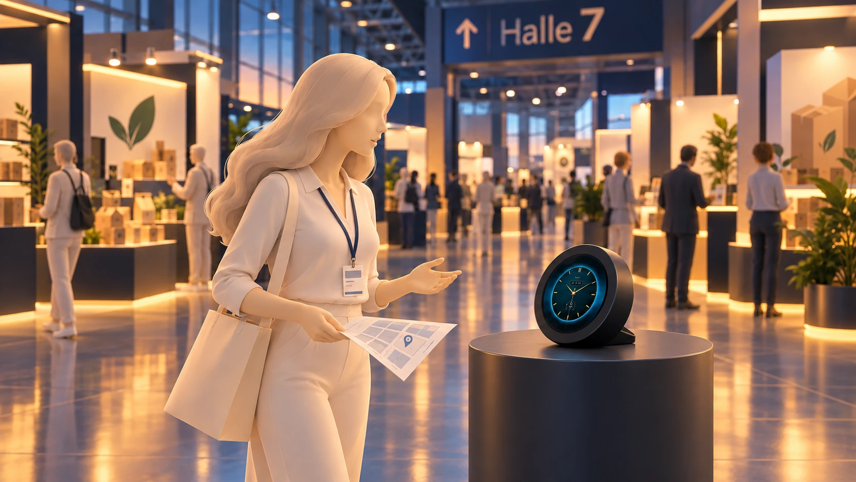 Messe: Orientierung im Gewühl
